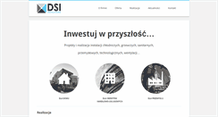 Desktop Screenshot of dsiinstallations.com